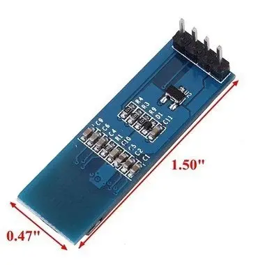 0.91 inch OLED display module, 126x32, White - 2