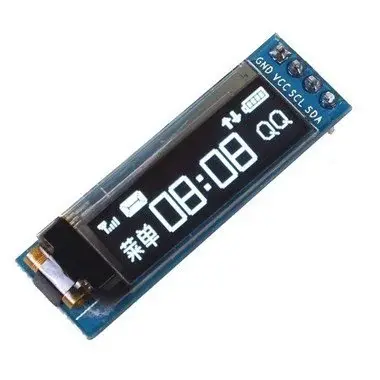 0.91 inch OLED display module, 126x32, White - 1