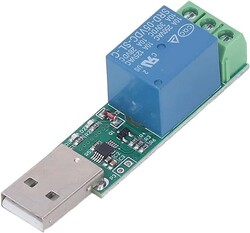 1 Kanal 5 V Röle Kartı - USB Kontrollü (Type A) 