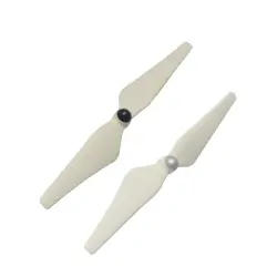 10x3.8 Self Locking Propeller Set - White - 1