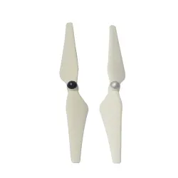 10x3.8 Self Locking Propeller Set - White - 2