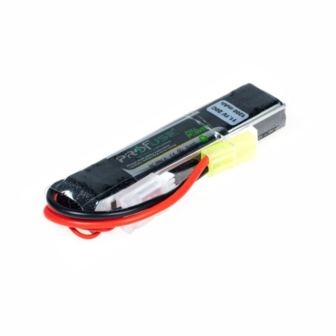 Buy 11,1V Airsoft Lipo Battery 1200mAh 20C - (16x20x106 ...