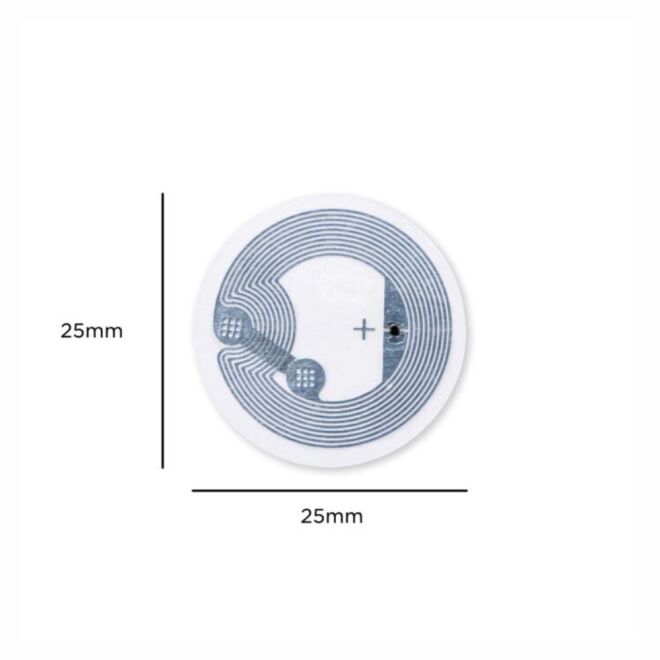 13.56 MHz NFC Etiket - ISO14443A, Ntag 213, 25 mm - 3