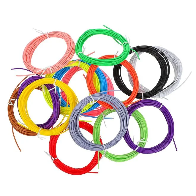 15 Farklı Karışık Renk PLA Filament - 3m - 2