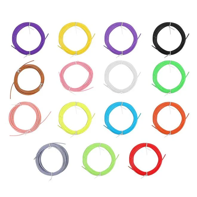15 Farklı Karışık Renk PLA Filament - 3m - 1