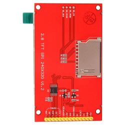 2.8inç SPI Dokunmatik TFT Ekran Modülü - 240x320 Piksel, ILI9341 - 3