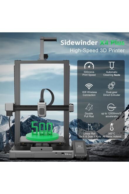 Artillery® Sidewinder X4 Plus 3D Yazıcı - 3