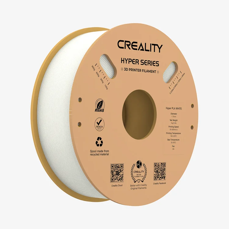 Creality Hyper 1.75 mm PLA Beyaz 3D Filament - 1