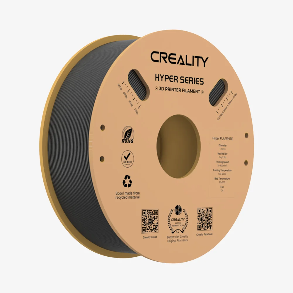 Creality Hyper 1.75mm PLA Siyah 3D Filament - 1