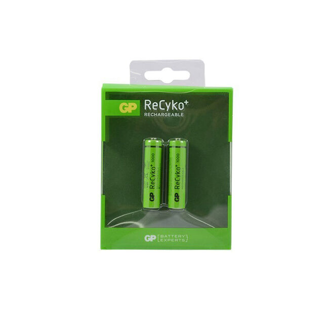 GP ReCyko 2600 mAh Rechargeable AA Battery - 2-Pack - 1