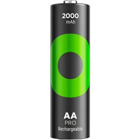 GP ReCyko 4 Pack 2100 mAh Rechargeable AA Pen Battery - 3