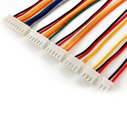 JST-XH 2.54mm 8 Pin Single Core Connection Cable 26AWG 20cm 