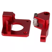 Metal MK8 Extruder Parts - Right and Left - Red - 2