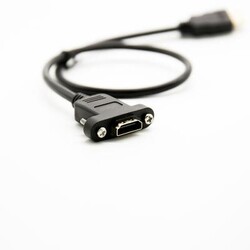 Panel mount HDMI Cable - 30 cm - 2