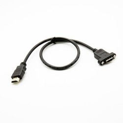 Panel mount HDMI Cable - 30 cm 