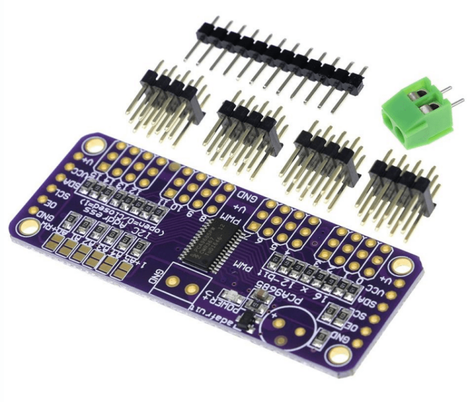 PCA9685 16 Kanal I2C PWM/Servo Sürücü Kartı (Klon) - 1