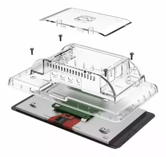 Raspberry Pi 4 Şeffaf ABS Dokunmatik Ekran Kutusu - 3