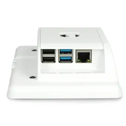 Raspberry Pi 4 White ABS Touch Screen Box - 3