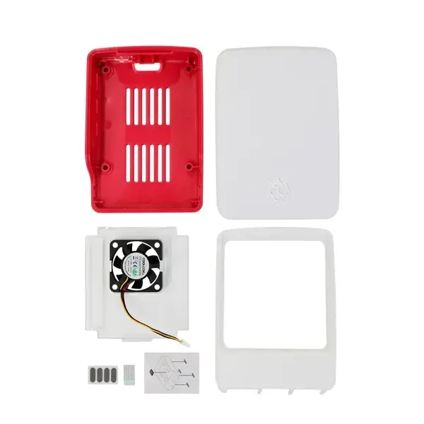 Raspberry Pi 5 Licensed Box - Red White - 3