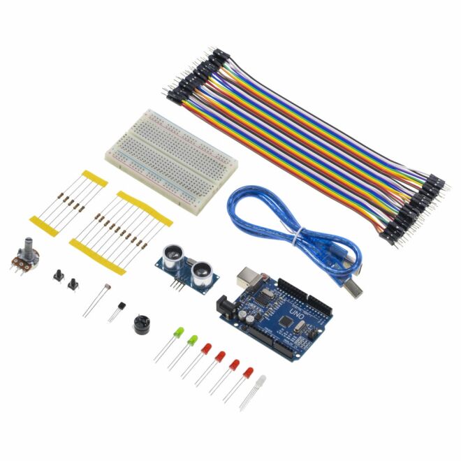 Robotistan Uno Starter Kit - Compatible with Arduino (with Turkish booklet) - 1
