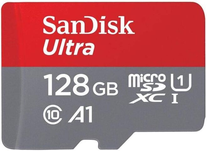 SanDisk 128GB microSD Card Class10 - 98MB/s - 1
