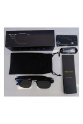 Siyah Kablosuz Bluetooth Uyumlu Akıllı Gözlük - MLB E13-06 - 5