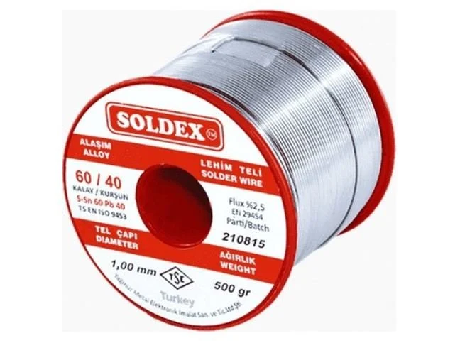 Soldex Sn60 Pb40 Lehim Teli - 1mm 500gr 