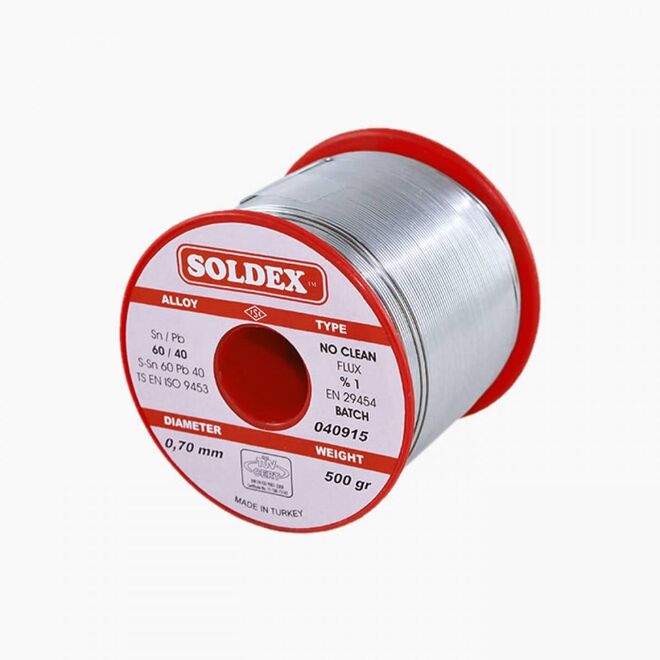 Soldex Sn60 Pb40 Solder Wire - 0.7mm 500gr - 1
