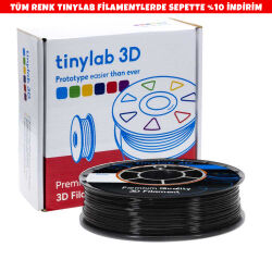 tinylab 3D 1.75 mm Siyah ABS Filament 