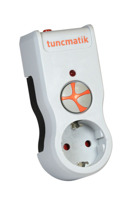 TUNÇMATIK TSK5078 Powersurge Current Protection Socket Single White - 1