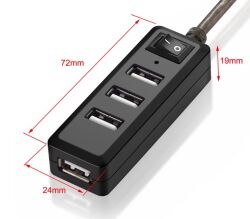 USB Mini Hub Kit with Power Switch （USB A version） - 4