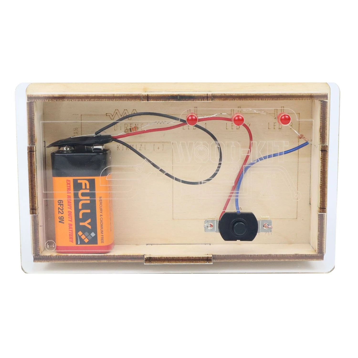 Wood-Kit STEM Robotic Coding - Mini Night Light - 2
